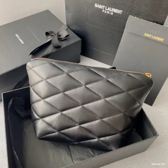 SADE QUILTED LAMBSKIN POUCH IN YSL 0705